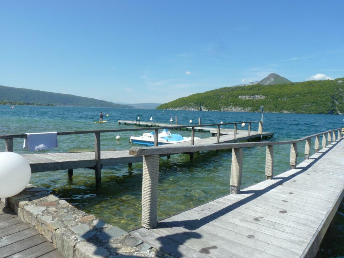 La Baie Des Voiles ,Vue Lac D'Annecy ,Plage Privee Duingt Eksteriør bilde
