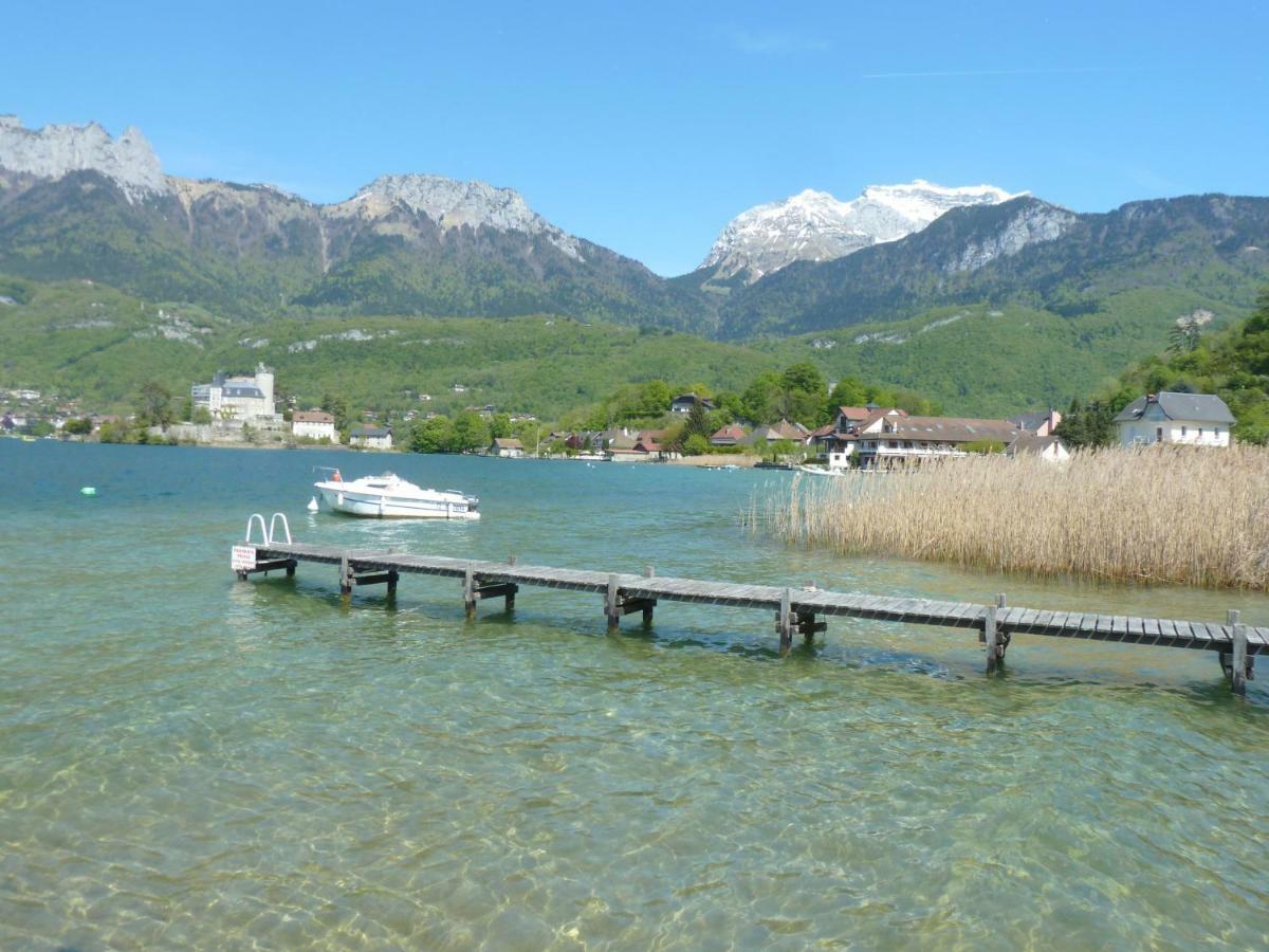 La Baie Des Voiles ,Vue Lac D'Annecy ,Plage Privee Duingt Eksteriør bilde