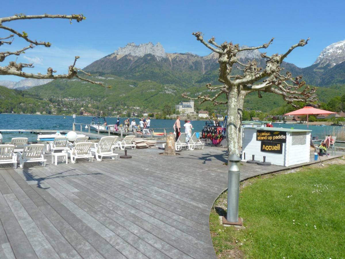 La Baie Des Voiles ,Vue Lac D'Annecy ,Plage Privee Duingt Eksteriør bilde