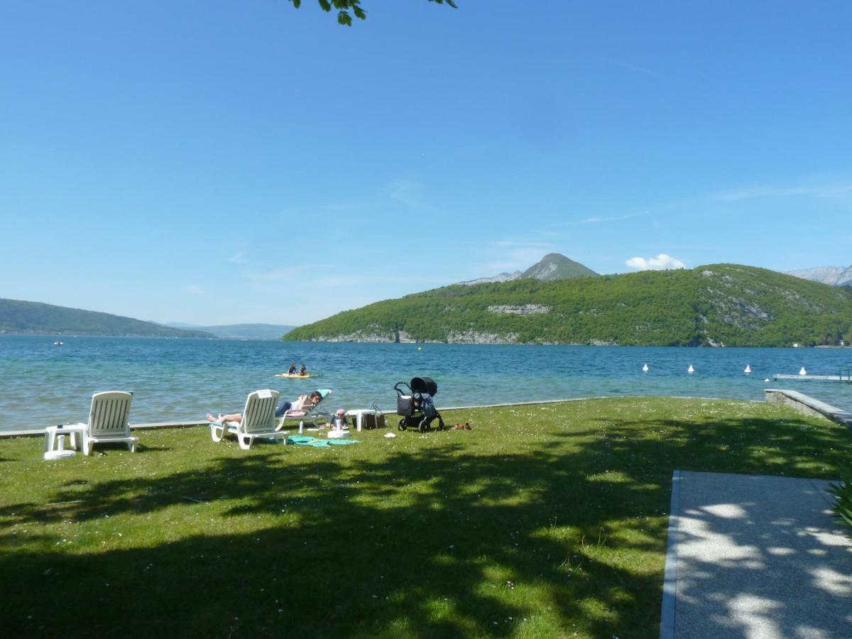 La Baie Des Voiles ,Vue Lac D'Annecy ,Plage Privee Duingt Eksteriør bilde