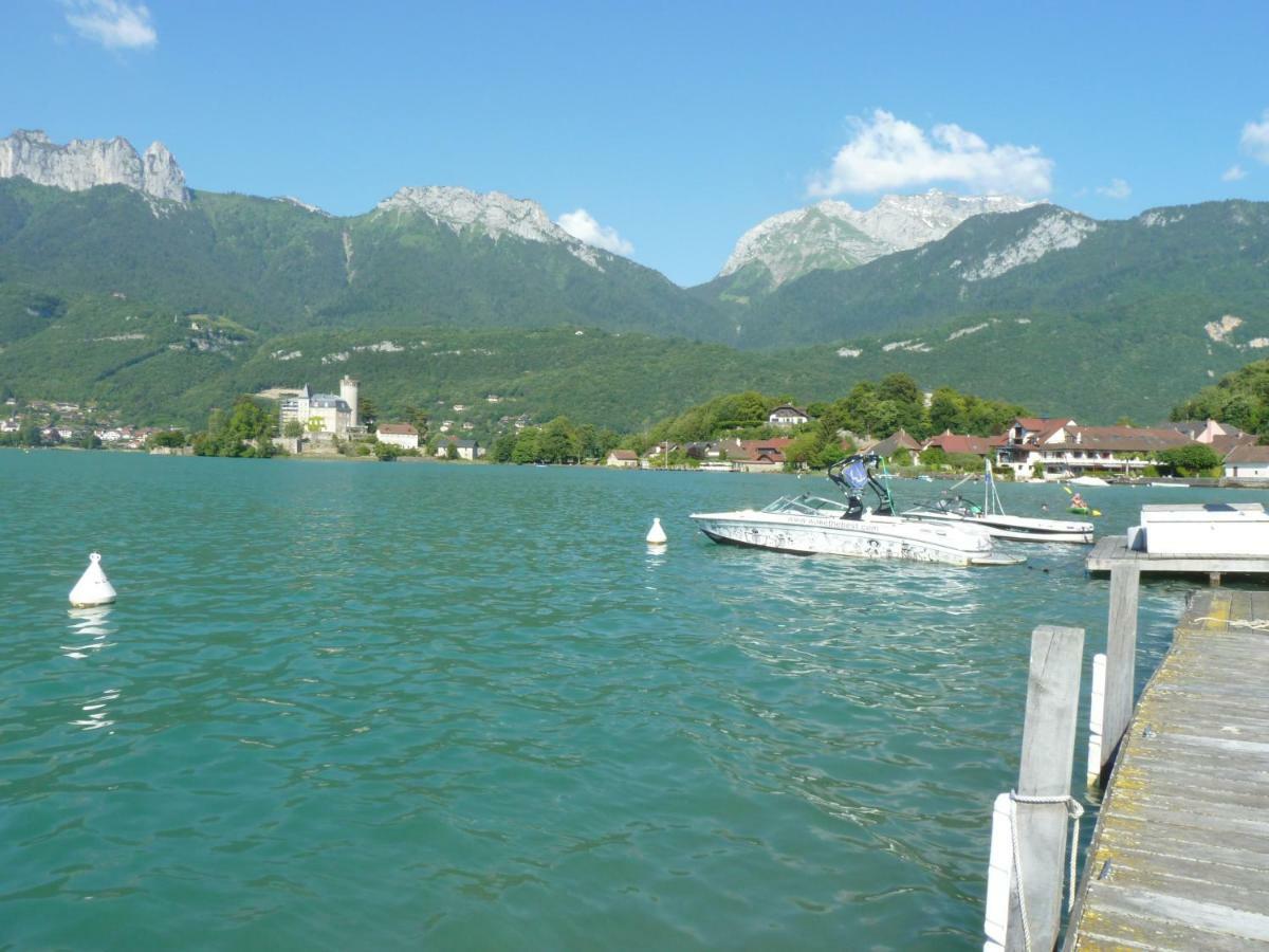 La Baie Des Voiles ,Vue Lac D'Annecy ,Plage Privee Duingt Eksteriør bilde