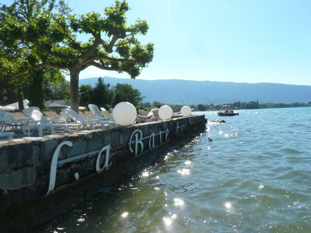 La Baie Des Voiles ,Vue Lac D'Annecy ,Plage Privee Duingt Eksteriør bilde