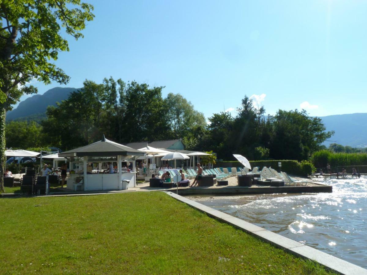 La Baie Des Voiles ,Vue Lac D'Annecy ,Plage Privee Duingt Eksteriør bilde