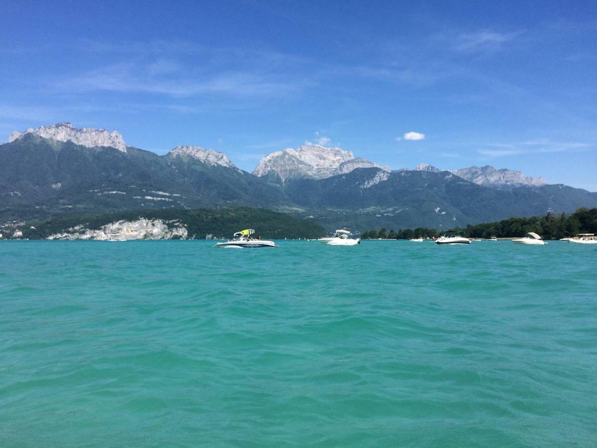 La Baie Des Voiles ,Vue Lac D'Annecy ,Plage Privee Duingt Eksteriør bilde