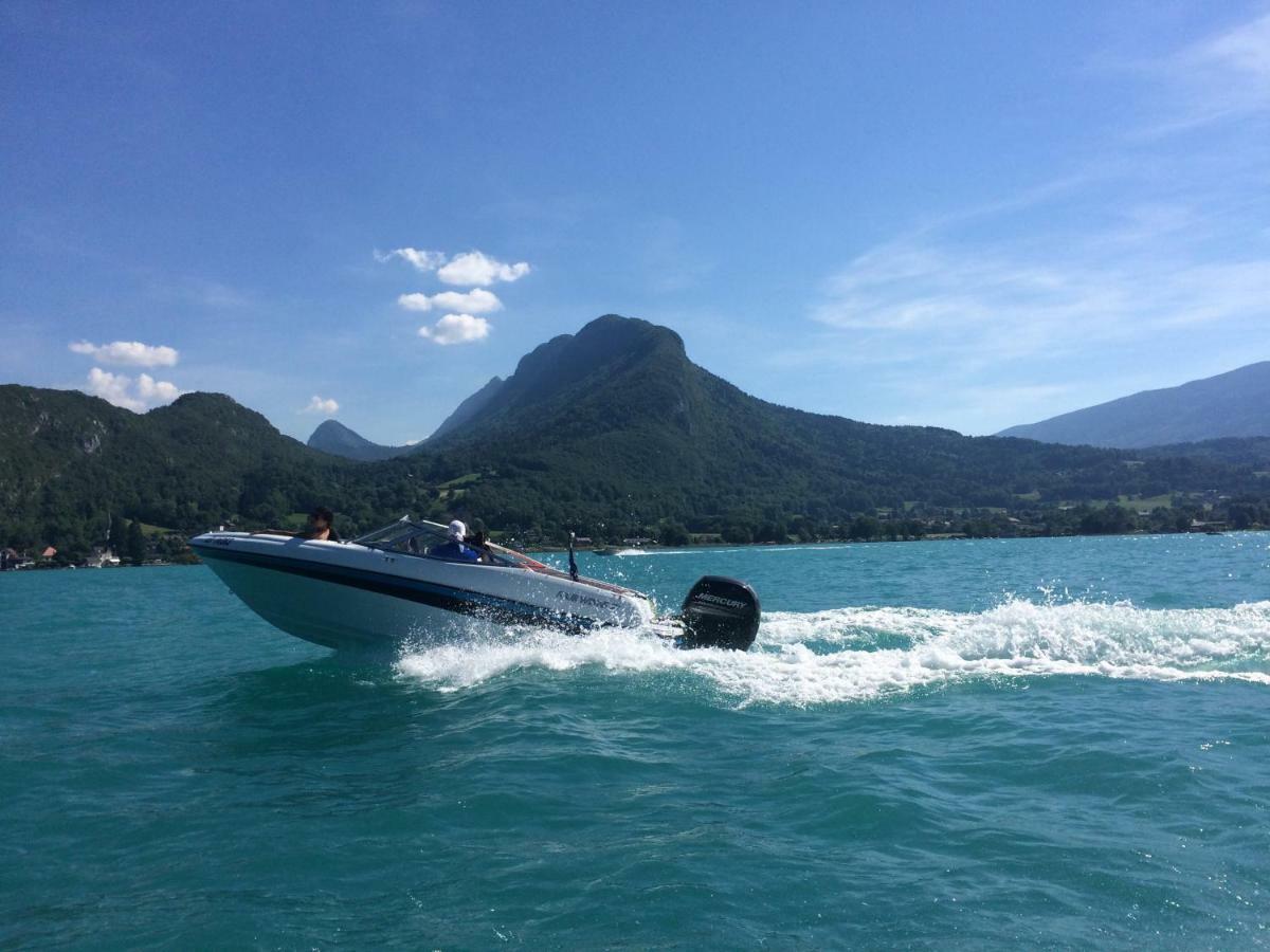 La Baie Des Voiles ,Vue Lac D'Annecy ,Plage Privee Duingt Eksteriør bilde