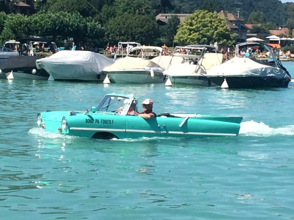 La Baie Des Voiles ,Vue Lac D'Annecy ,Plage Privee Duingt Eksteriør bilde