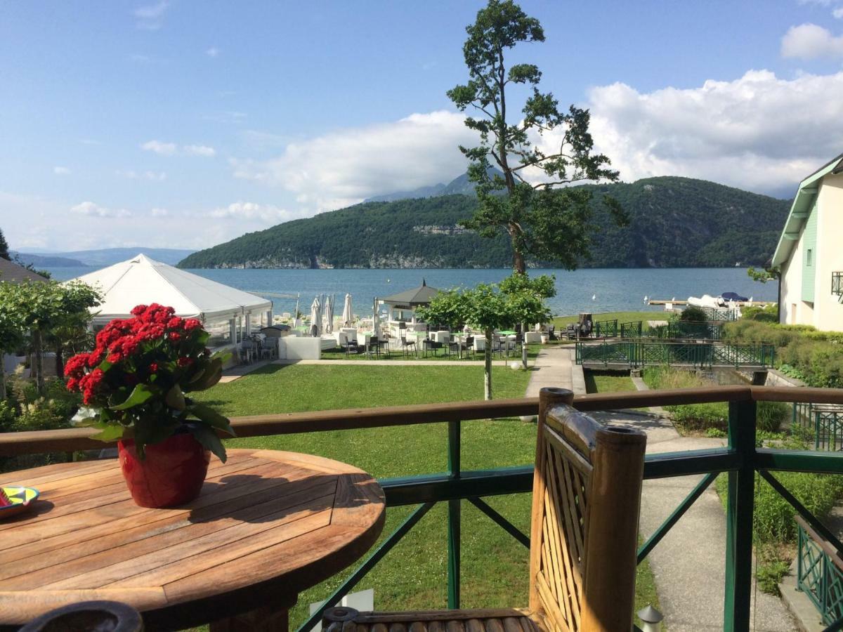 La Baie Des Voiles ,Vue Lac D'Annecy ,Plage Privee Duingt Eksteriør bilde