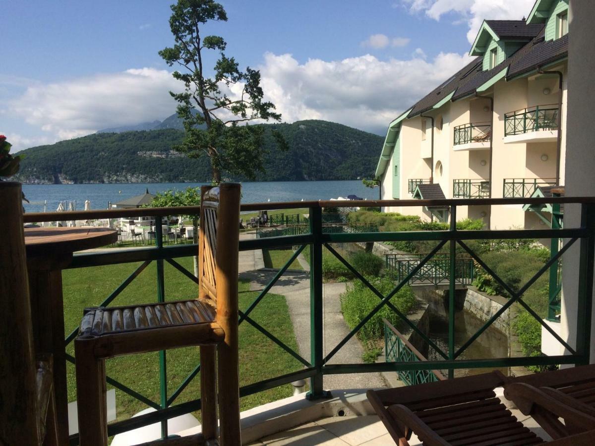 La Baie Des Voiles ,Vue Lac D'Annecy ,Plage Privee Duingt Eksteriør bilde